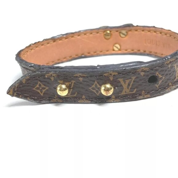 LOUIS VUITTON M6042F Monogram Bracelet-Essential V Bangle Bracelet - Picture 12 of 12